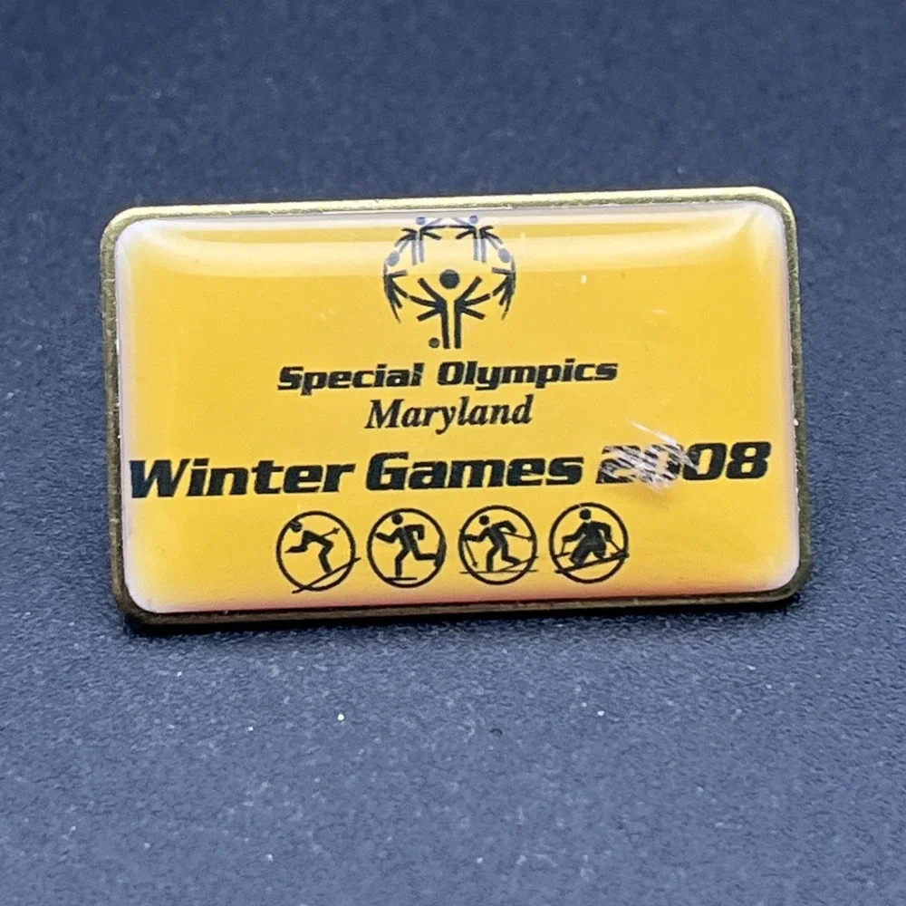 2008 Special Olympics Maryland Winter Games Lapel Hat‎ Pin